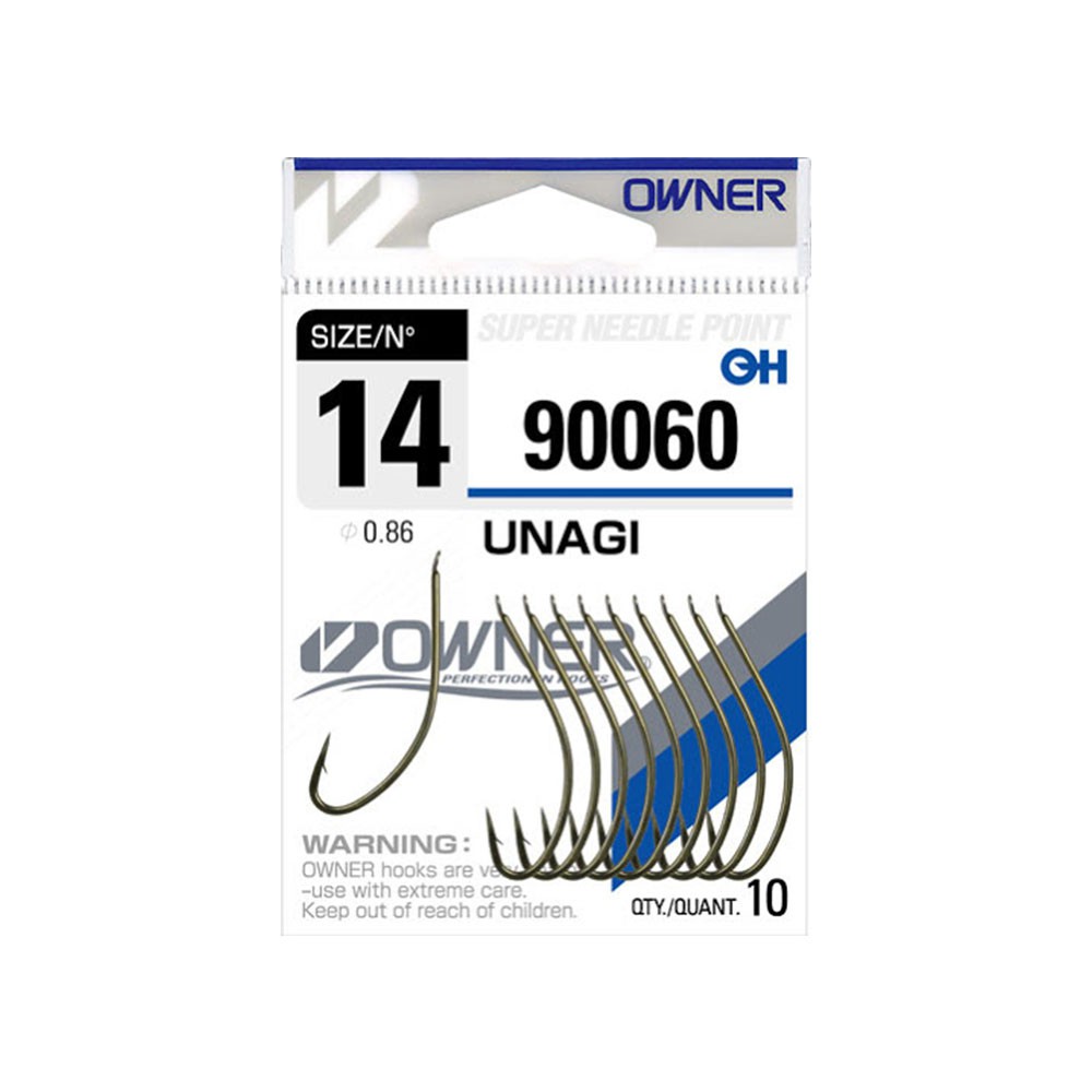Pancing Owner Unagi 90060 Hook Kail Tajam Kuat Made in Japan
