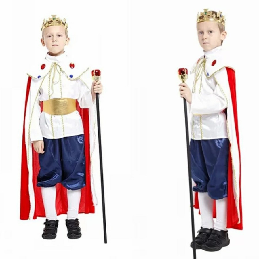 King costume Halloween kostum Raja kostum anak pengeran Prince costume