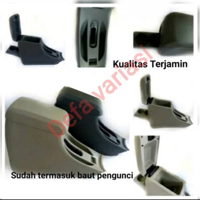 CONSOLE BOX / ARM REST AVANZA XENIA MODEL TINGGI ORIGINAL ASTRA HITAM MOCCA ABU