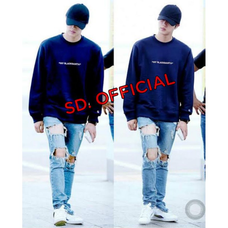 Sweater BTS JIN MY BLACKSANTA