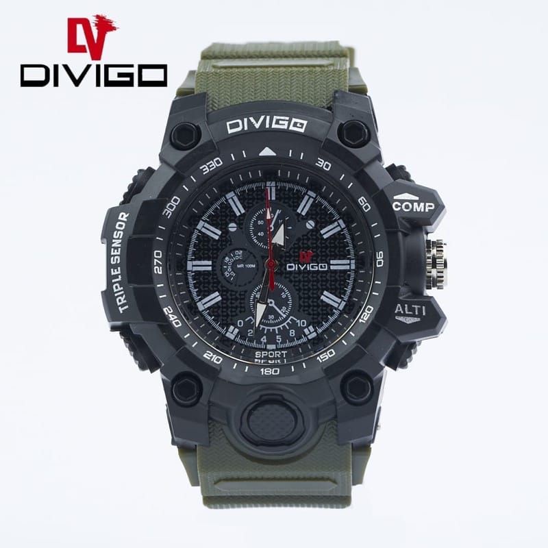 Jam Tangan Divigo DVG400 Jam Tangan Anti Air Pria Analog Terlaris