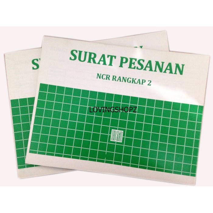

Surat Pesanan Rangkap 2 NCR