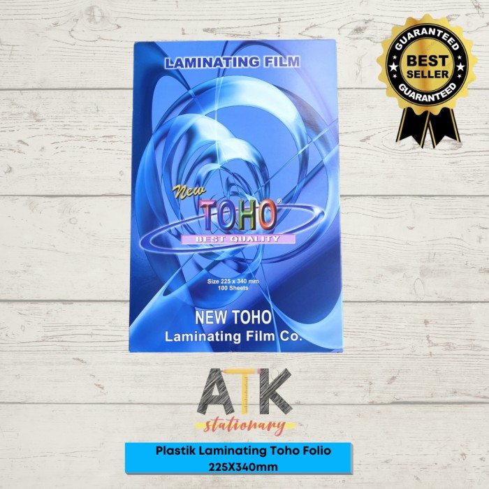 

Tygse70 Plastik Laminating Toho Ukuran Folio 100 Micron Atk As71S0D