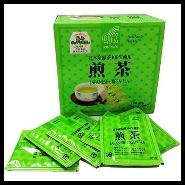 

OSK Teh Hijau Jepang Japanese Green Tea Leaves Asli Herbal Diet Alami original