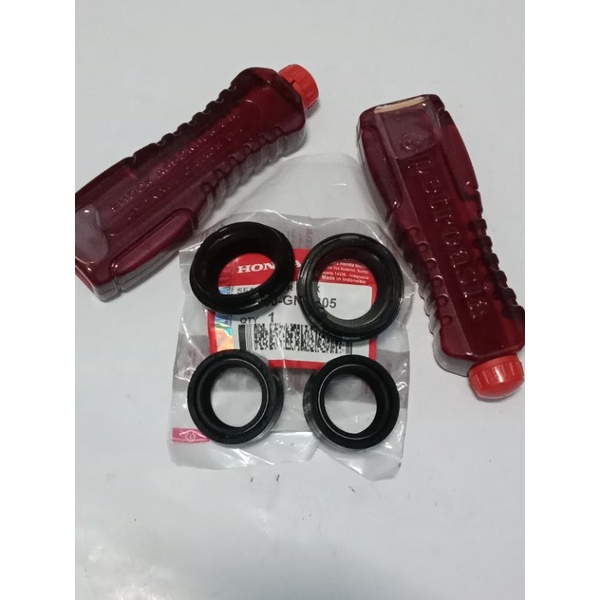Seal shock, seal abu plus oli shock depan honda beat Vario supra grand