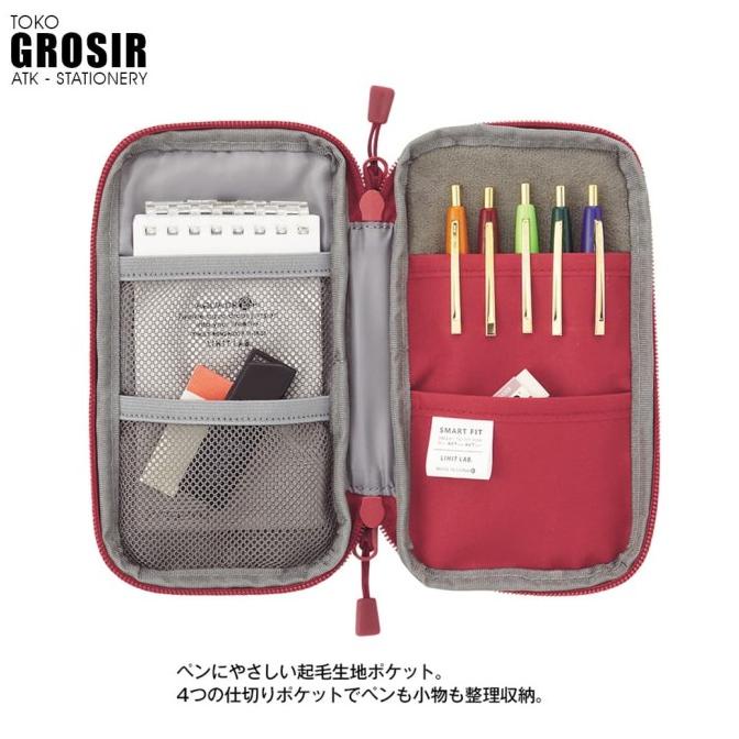 

<<<<<] LIHIT LAB SMART FIT ACTACT Compact Pen Case Pouch Organizer A-7687