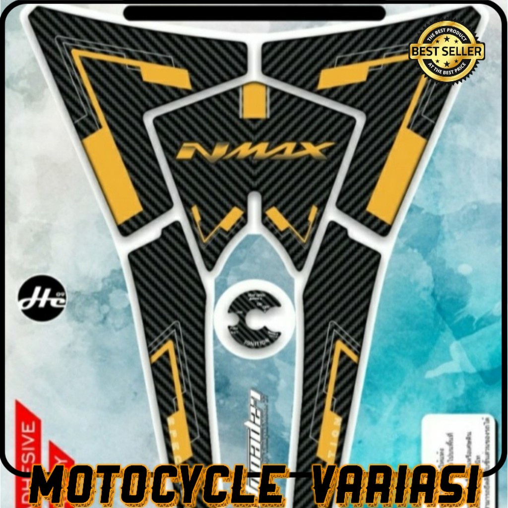 Stiker sticker tankpad deckpad carbon premium nmax 2015-2019 bahan resin original