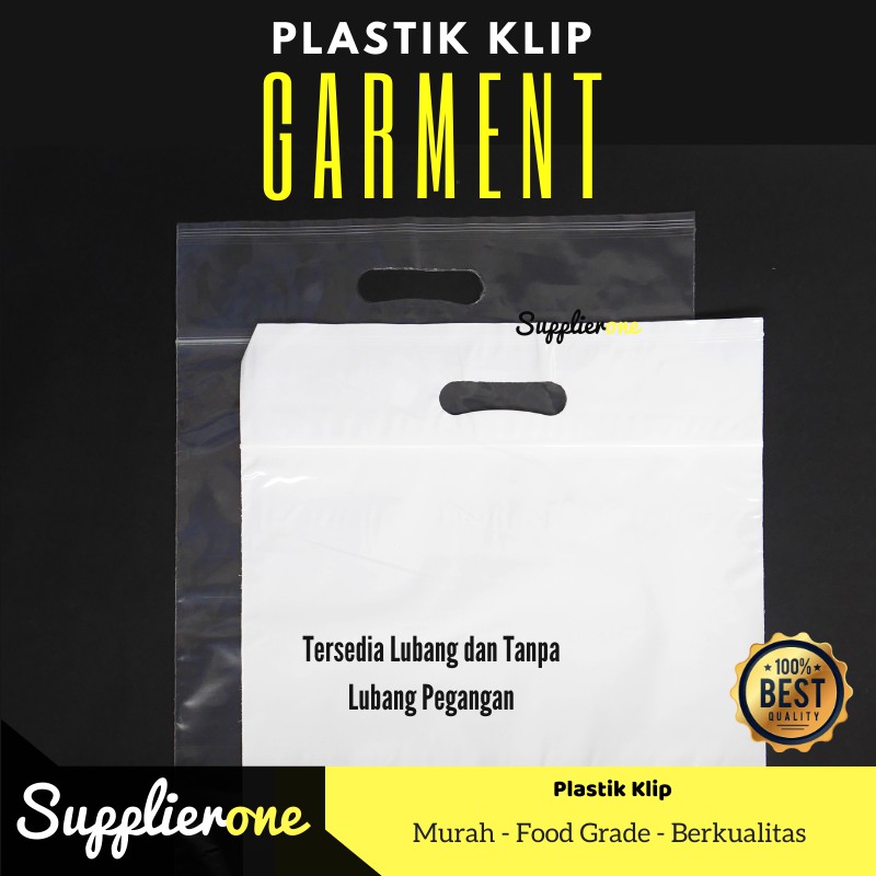 Plastik Klip Baju / Plastik Klip Besar / Plastik Klip Plong / Plastik Klip Ziplock / Plastik Zipper