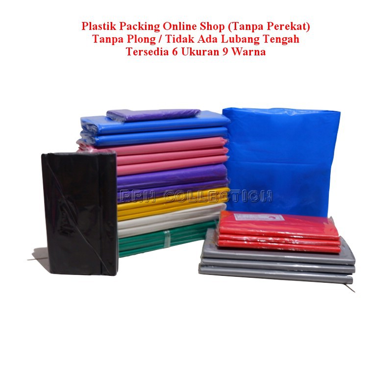 PLASTIK PACKING UK. 25x35 tebal 0,3 mikron isi 50/plastik packing olshop/plastik packing baju