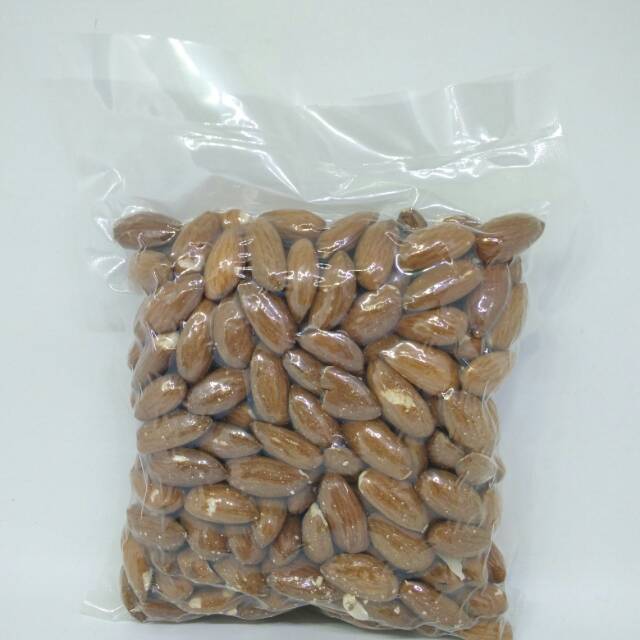 

Kacang Almond panggang original/natural (plain) 250gram