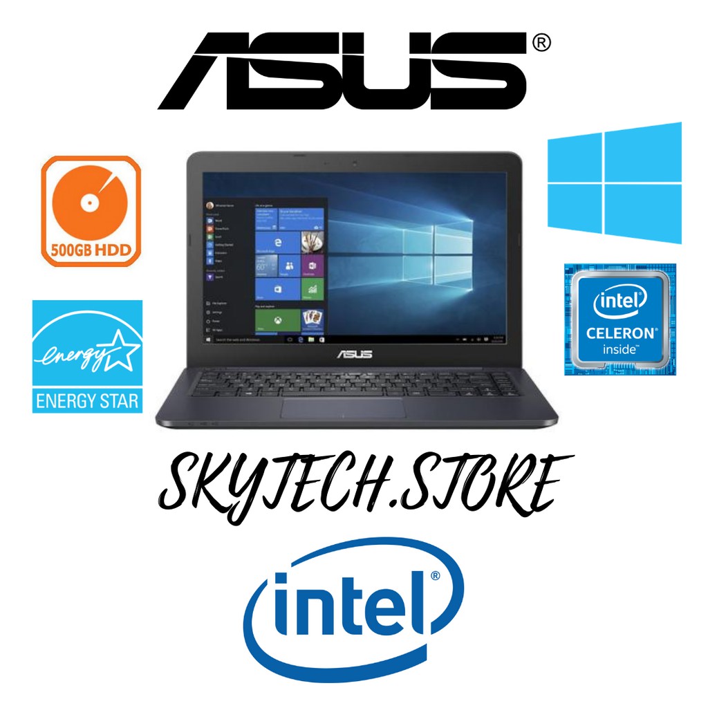 ASUS VIVOBOOK E203NAH Intel N3350 RAM4GB HDD500GB Windows 10 Original