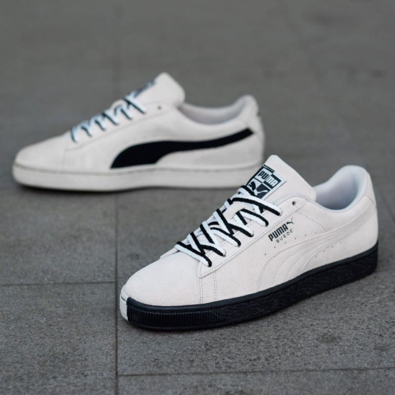 puma suede other side black