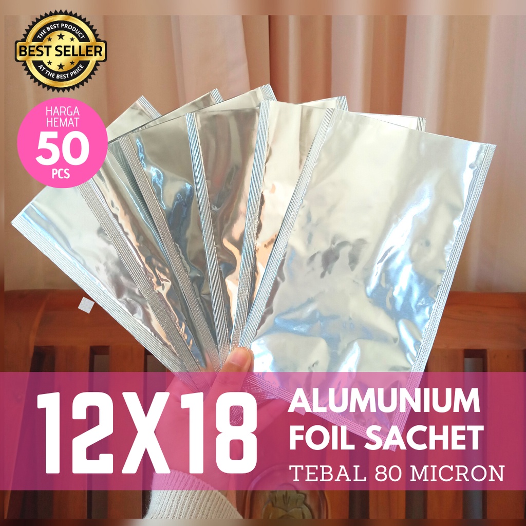 

Kemasan Foil Praktis 12x18cm Murah Kemasan plastik alumunium bungkus kripik saset