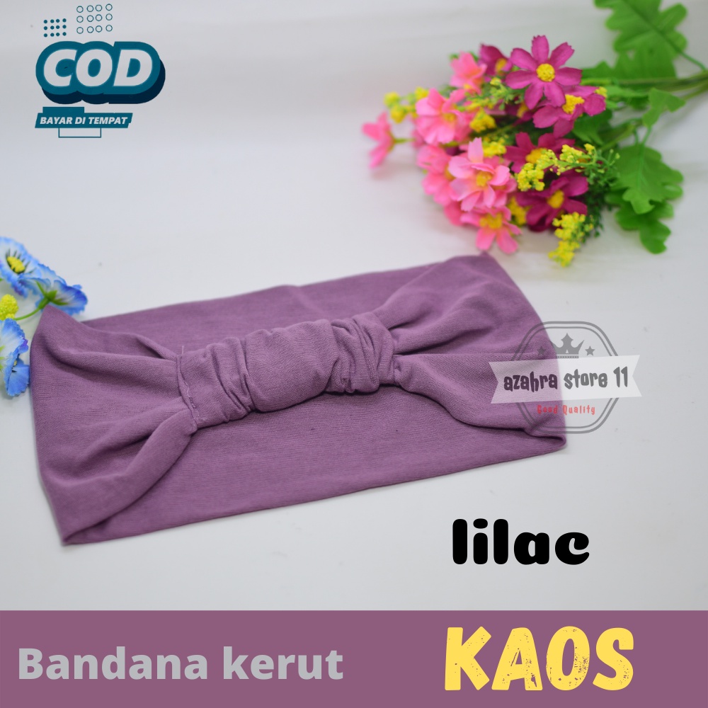 Inner Ciput Bandana Karet Belakang Bahan Kaos Premium Dalaman Jilbab Anti Pusing Polos