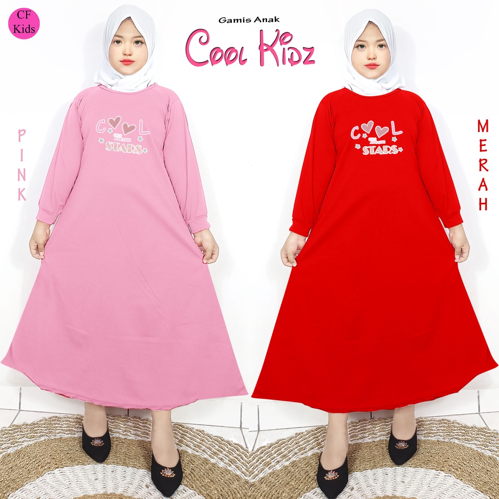 Gamis Anak Perempuan DTF Cool Star CF Kids