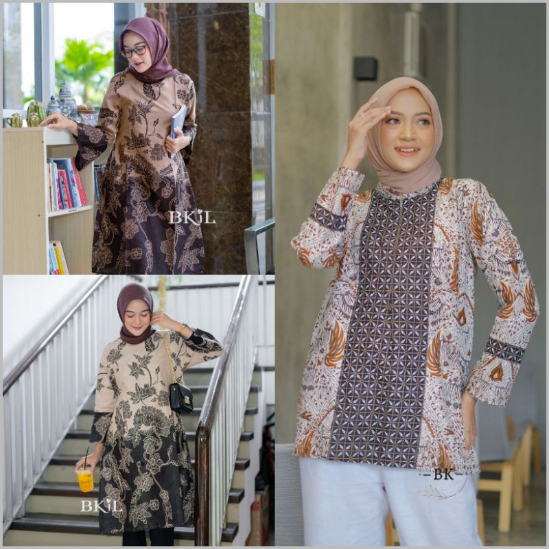 Grosir Terlaris SERUT GENES JELITA TUNIC NAVBOR YELBOR WHITBOR CREAMBOR TUNIK BATIK