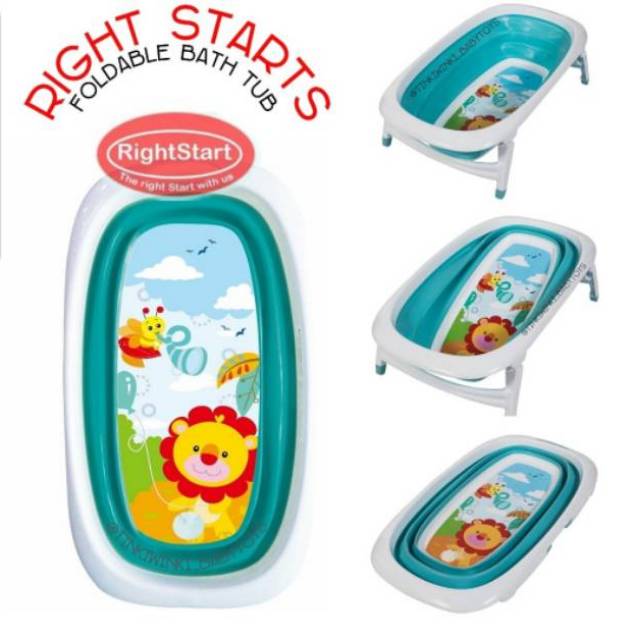 Right Start Foldabel folding Baby bathtub bath tub bak mandi lipat