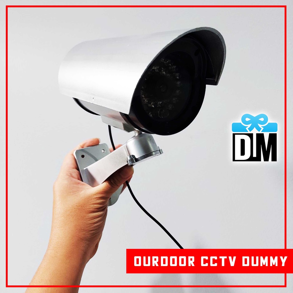 CCTV palsu kamera dummy outdoor mainan bohongan seperti nyata