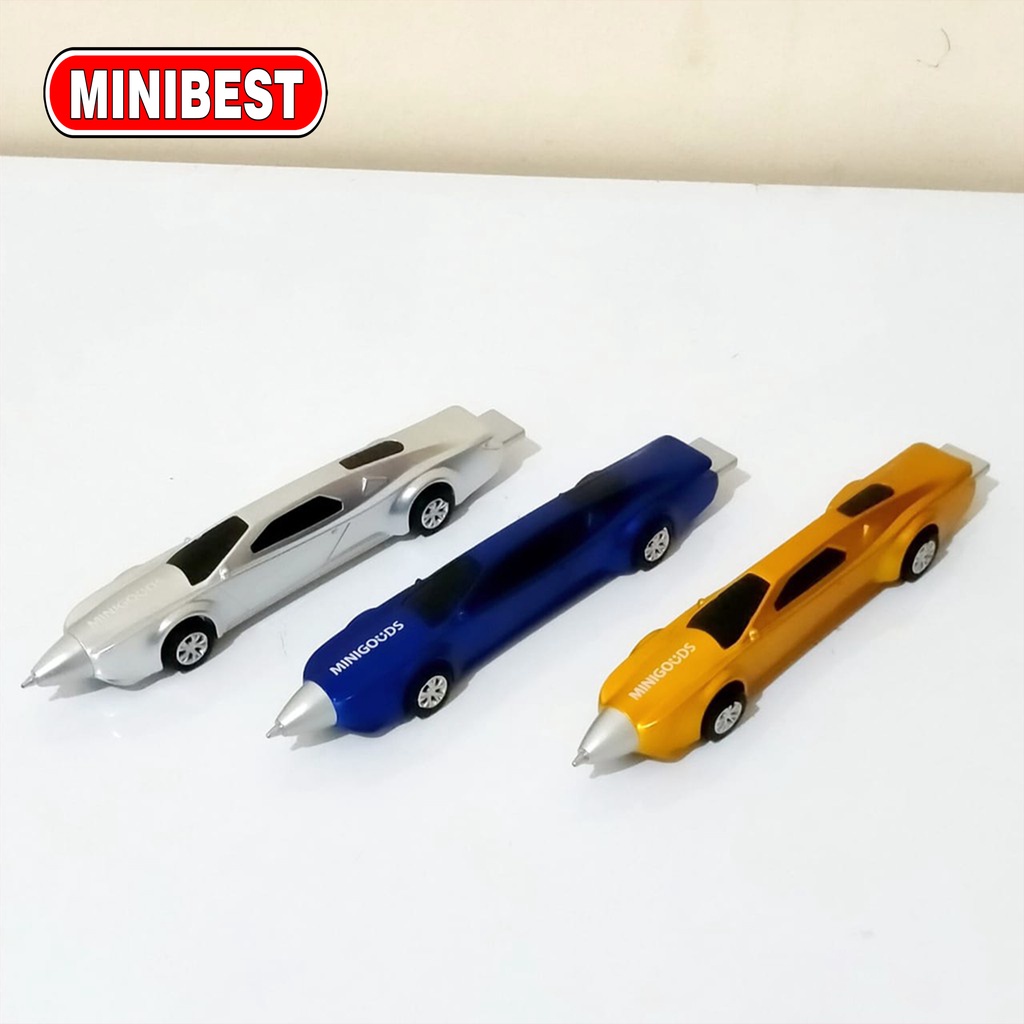 Pulpen Lucu & Unik  Pulpen Mainan Mobil Cute Car Tinta Biru-5