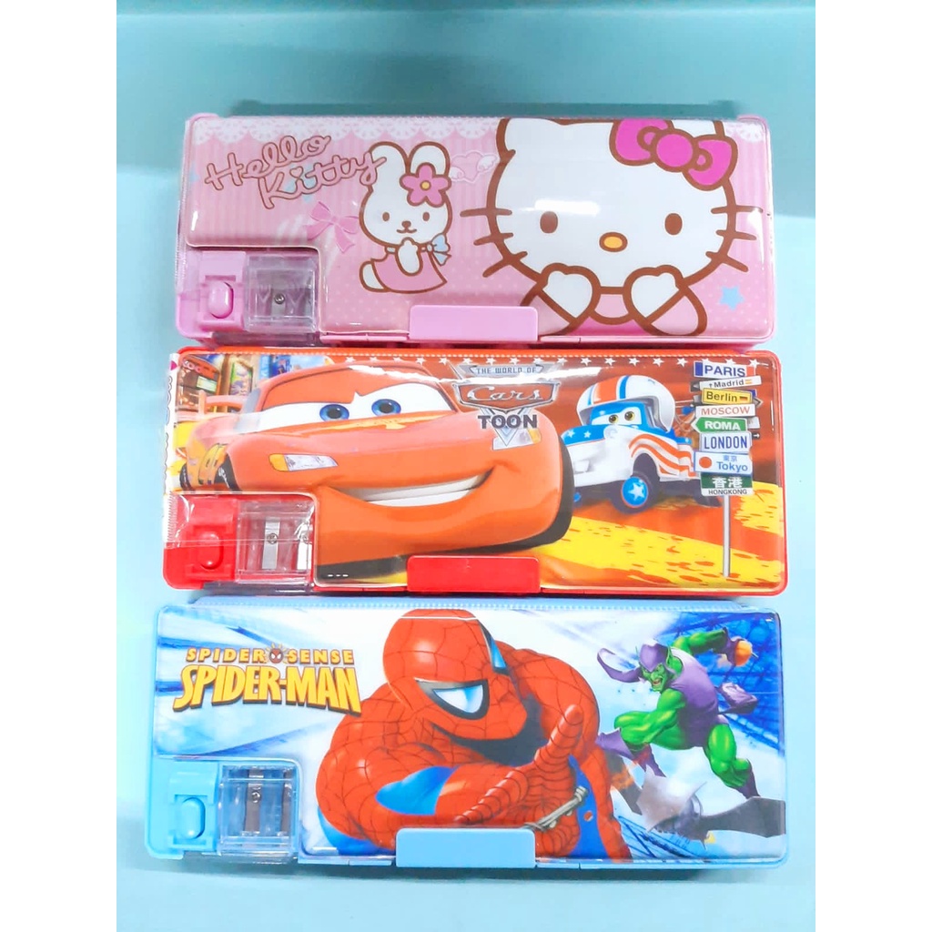 

Tempat Pensil Pencil Case KM 5199-D Motif gambar karakter Anak Cepuk / Wadah Pensil / Tempat Alat tulis