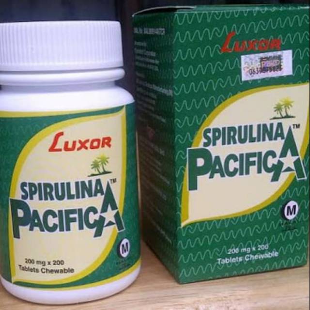 Spirulina luxor/spirulina pacific A/suplemen kesehatan/obat kolesterol
