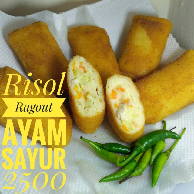 

MIN. ORDER 10 PCS.. RISOL RAGOUT AYAM ENAK