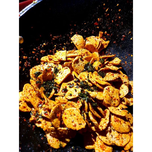 

KERIPIK BASRENG/BASRENG PEDAS DAUN JERUK/ BASRENG KRIUK/ BASRENG KERING/ BASRENG KILOAN/ BASRENG VIRAL/ KERUPUK BASRENG/ CEMILAN PEDAS/ SNACK PEDAS/ 500 gram