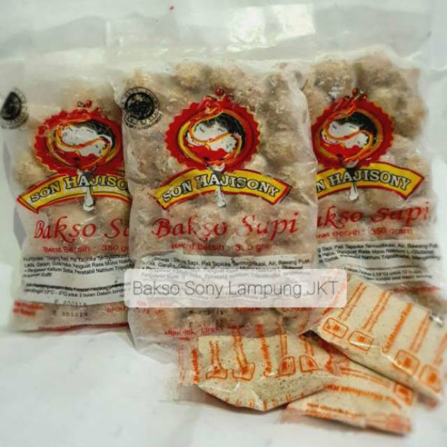 

Bakso Sony Lampung - Ukuran Kecil (+/- 35 pcs Netto 350 gr)