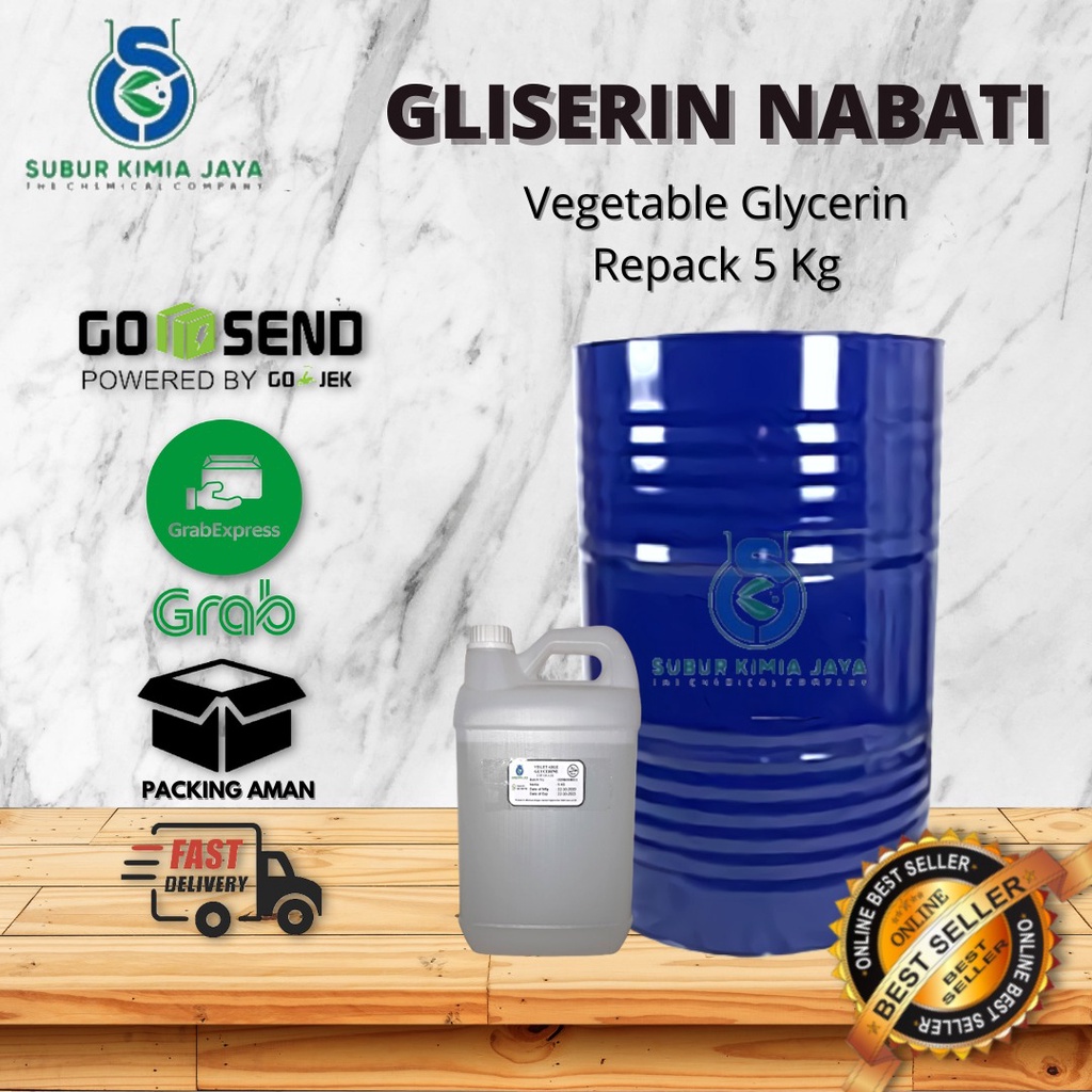 

Vegetable Glycerin / Glyserin / VG (5kg) Premium