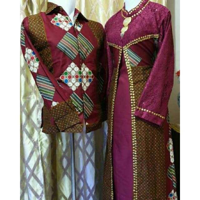 Batik couple palembang