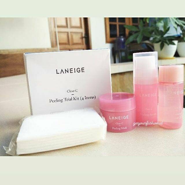 Laneige Clear C Trial Kit Peeling Serum Mask Advanced Effector EX 10 15 30 ml