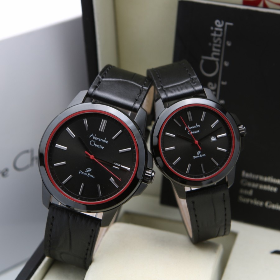Brand : Alexandre Christie Grade : Original Fitur : Tanggal Aktif Gender : Couple Watch Mesin : Japa