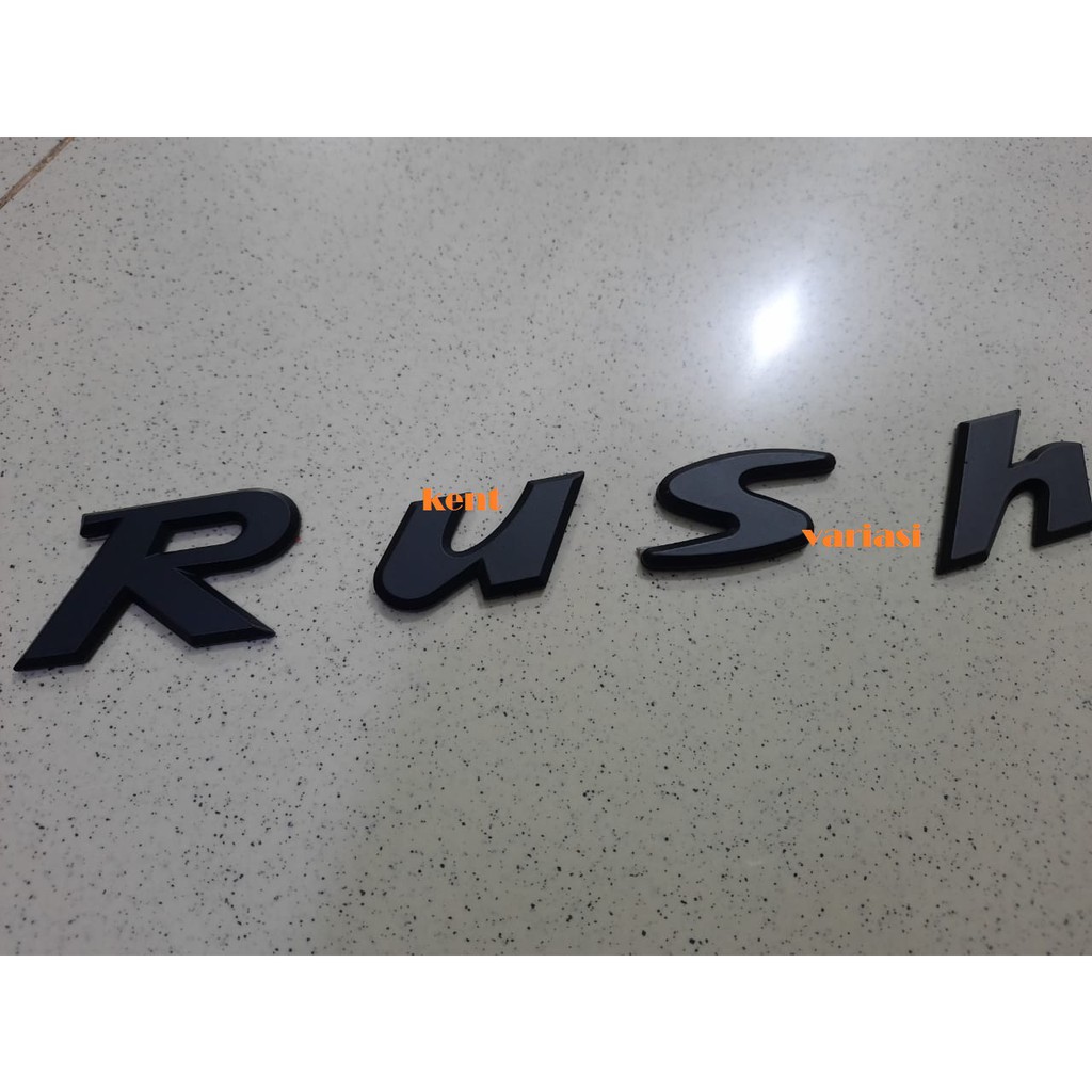 Emblem / Logo / Tulisan Kap Mesin Toyota Rush