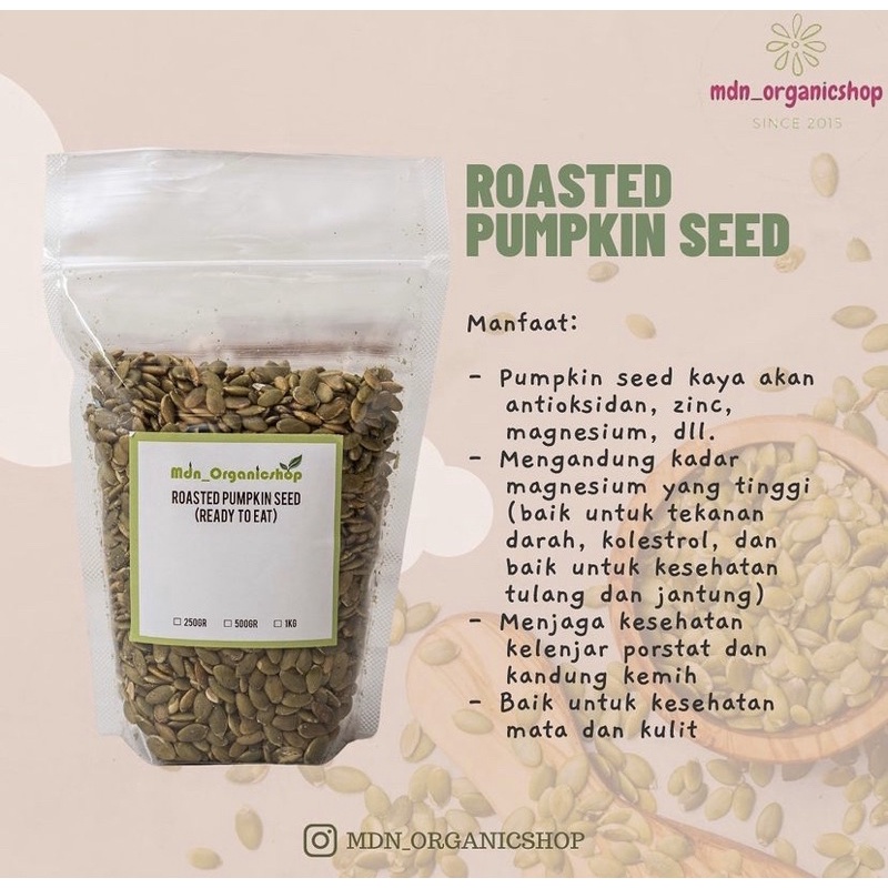 

Roasted Pumpkin Seed/Biji Labu Panggang 500g