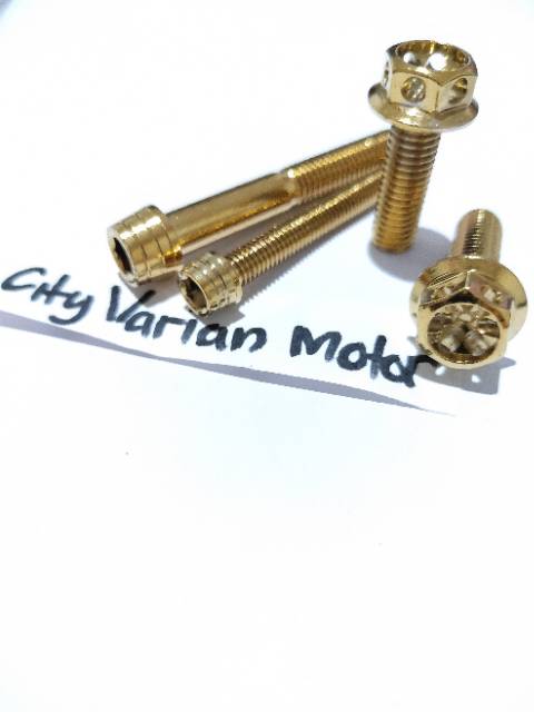 Baut Probolt Flower Kaliper Monoblok Breket Kaliper Monoblock Monoblok Honda Beat