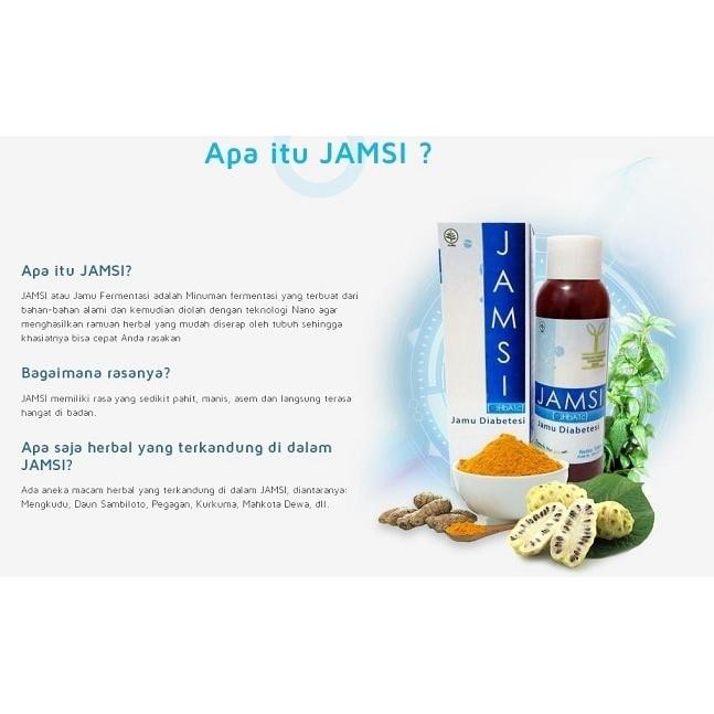 Jamsi 250ml Asli Original jamu diabetes  obat herbal kencing manis