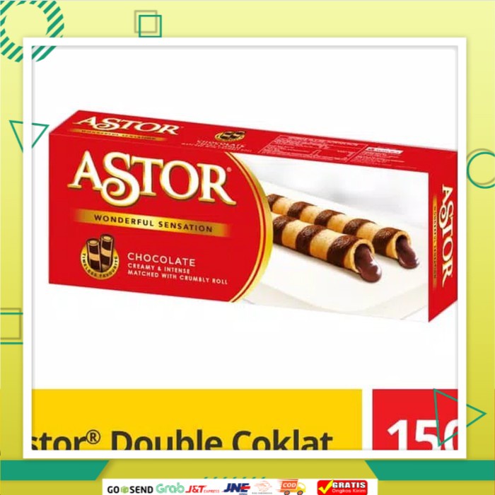 

Astor Wafer Stick Double Coklat Kotak Box 150gram 150 gram