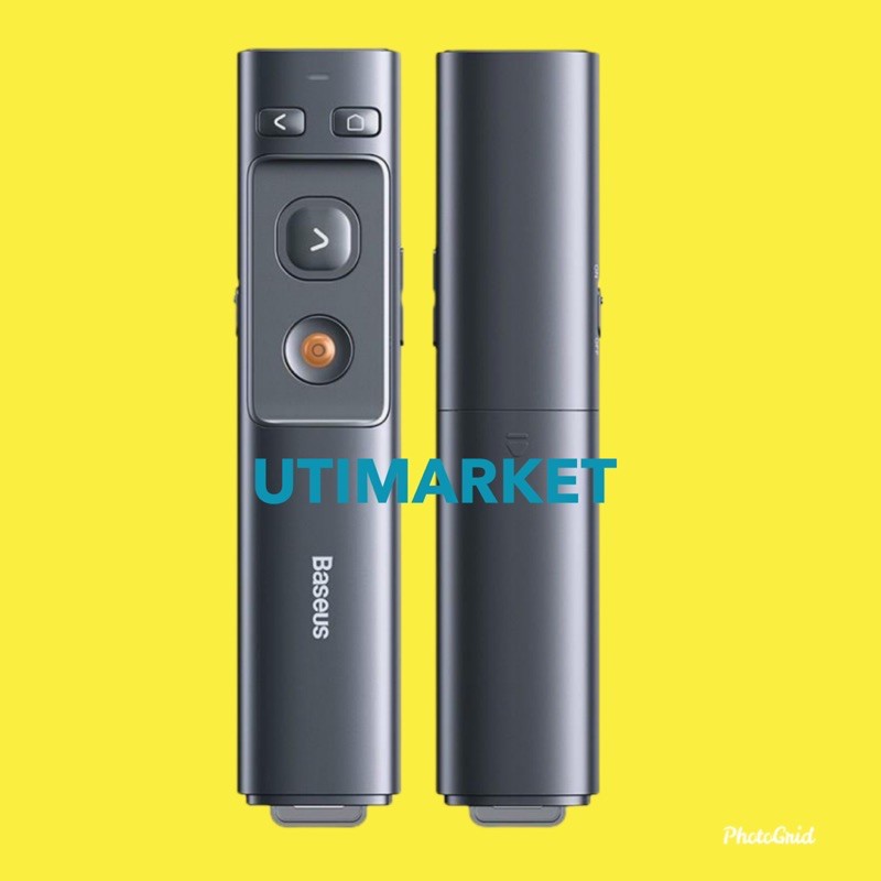 wireless presenter baseus laser pointer grey