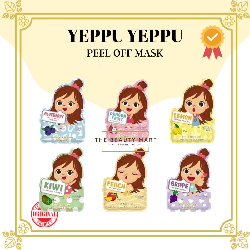 [BPOM] Yeppu Yeppu Peel Off Mask Masker Yeppu Yeppu by Kiyowo 15 gr