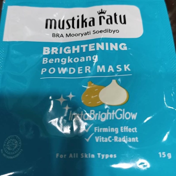 Mustika Ratu Masker Bengkoang sachet 15gr