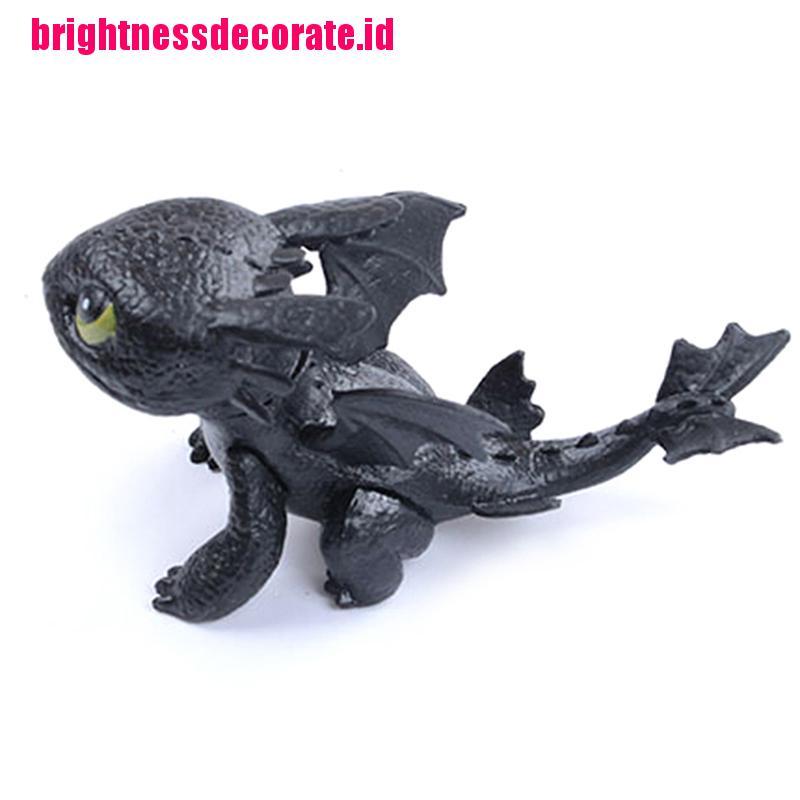 BrightID No Toothless Night Fury Dragon Family Animation Toys Doll Model Ornaments