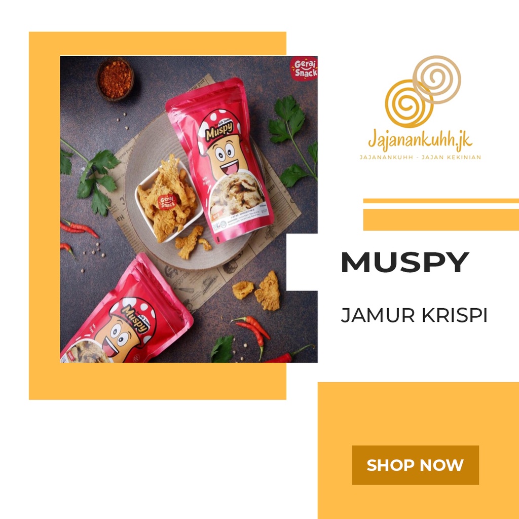 

[Jajanankuhh.jk] Muspy Jamur Crispy/ Jamur Krispi/ Jamur Muspy