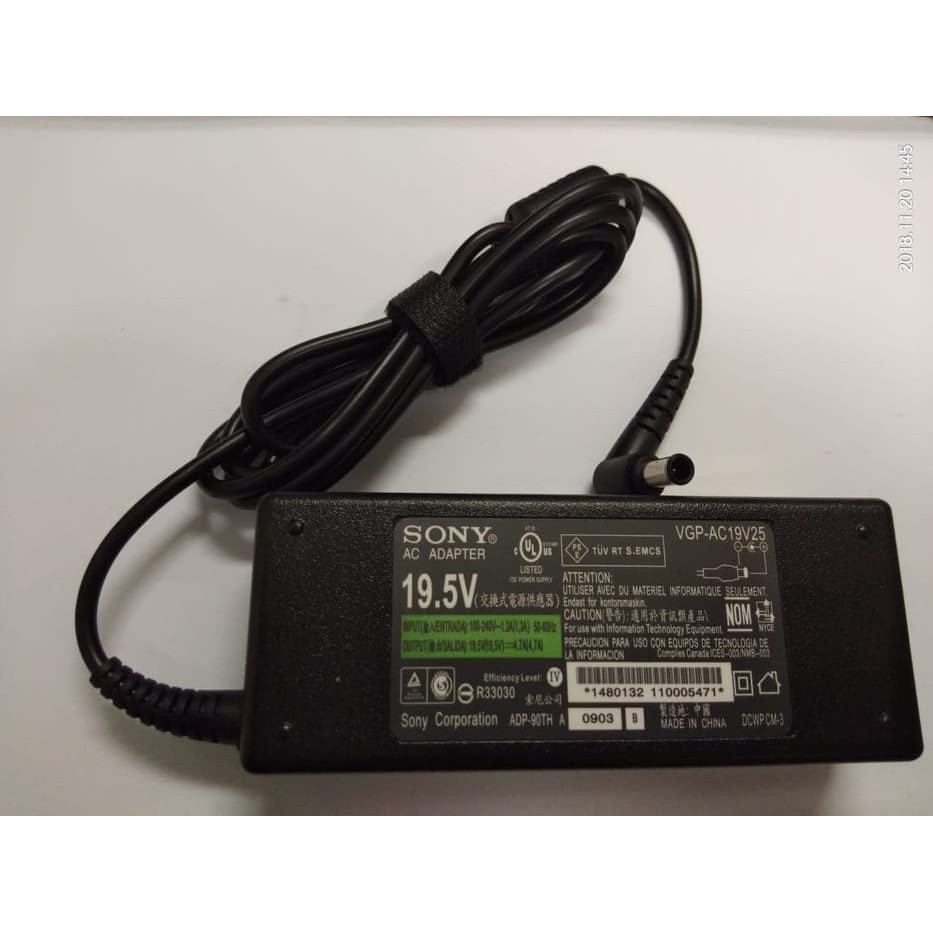 SONY Original Adaptor Charger for Vaio VGP-BPL26/VGP-BPS26/VGP-BPS26/BPS26