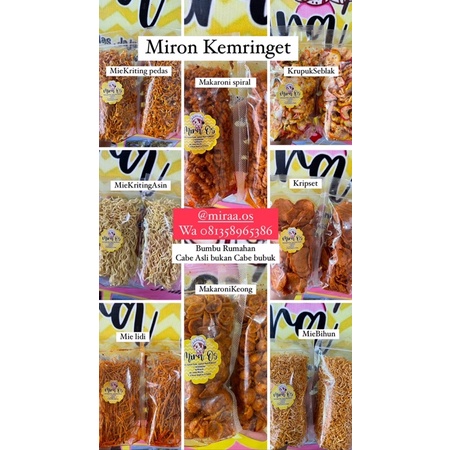 

Mie Makaroni miron Pedas