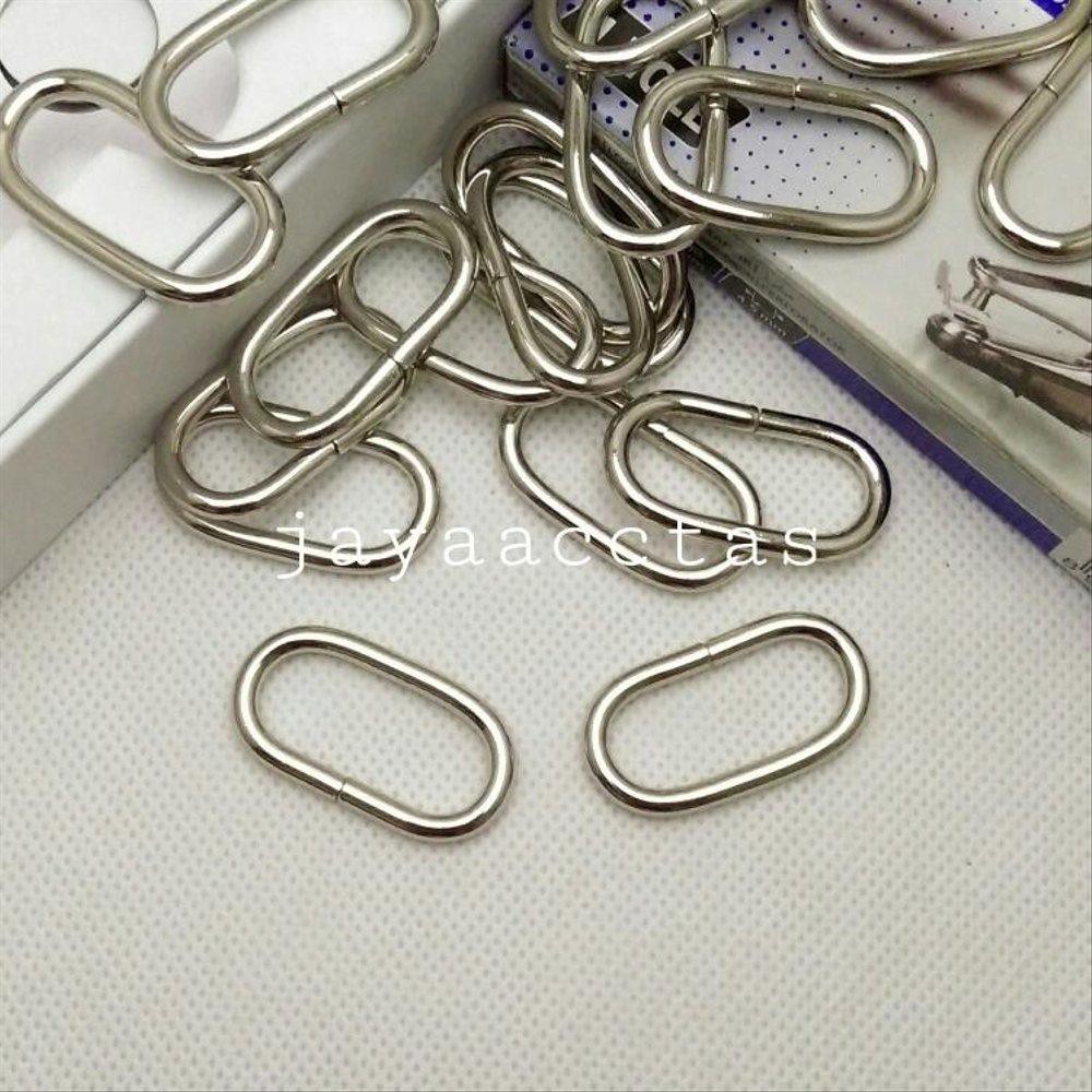 

ring oval metal 2.5 cm per 12 pcs murah bandung suku cadang