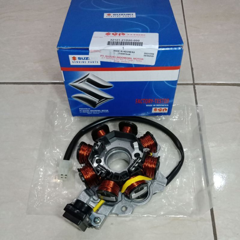 SPUL SPULL STATOR SATRIA 2T 2TAK 2 TAK LUMBA ORIGINAL ORI ASLI SUZUKI SGP