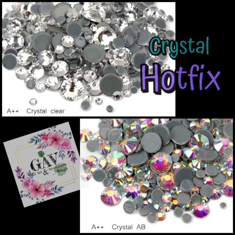 hotfix rhinestone isi -+ 200pcs kristal setrika crystal lem gems manik blink henna tasbih digital ge