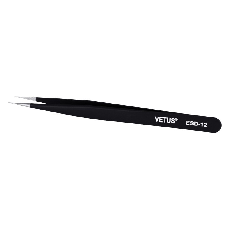 PINSET COILING VAPE VETUS TWEEZER ESD-12 ORI PINSET VETUS TWEEZER