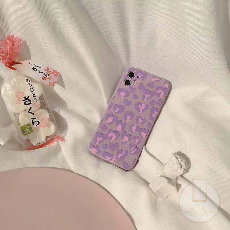 Casing Xiaomi MI 10 11 Lite 10T Redmi 10 9A POCO M3 Pro F3 Poco X3 NFC Poco M3 Redmi  Note10 10s 10Pro Note9 Note8 10ProMax 10ProMaxPlus Redmi 9 9t Purple Leopard Soft Case