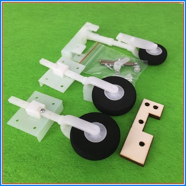 SU27 Assembly KIT Board Landing Gear DIY Steering Wheel Pesawat RC (Kode 005))
